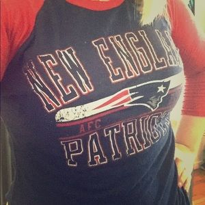 Women’s New England Patriots 3/4 Sleeve Tee Med